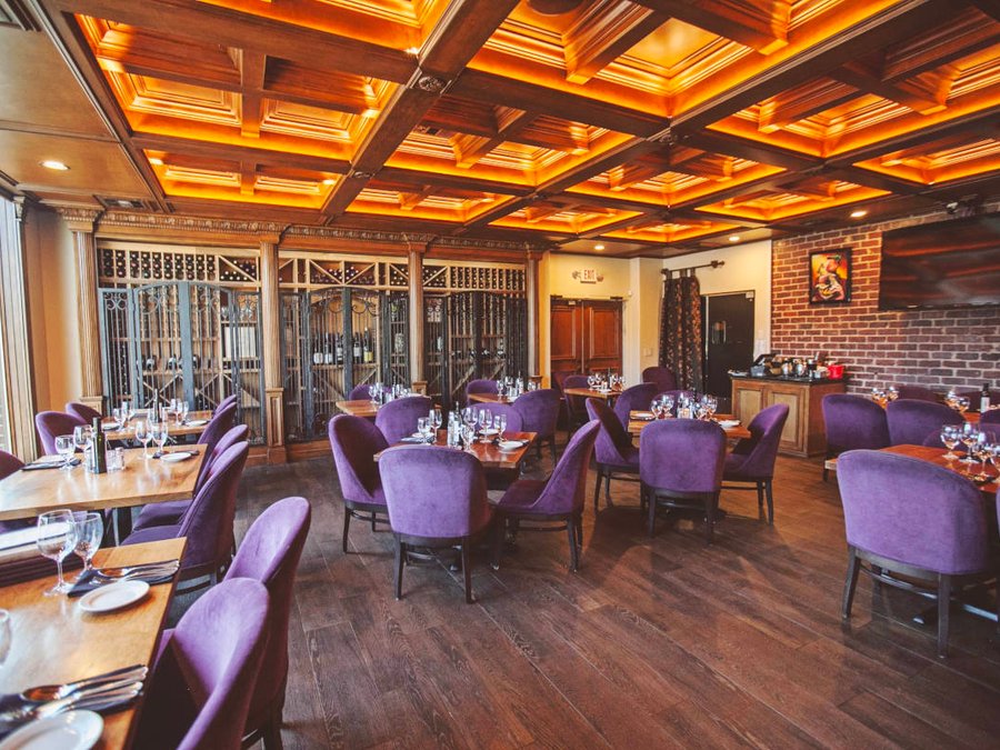 The Wine Room private dining space at Benvenuti's